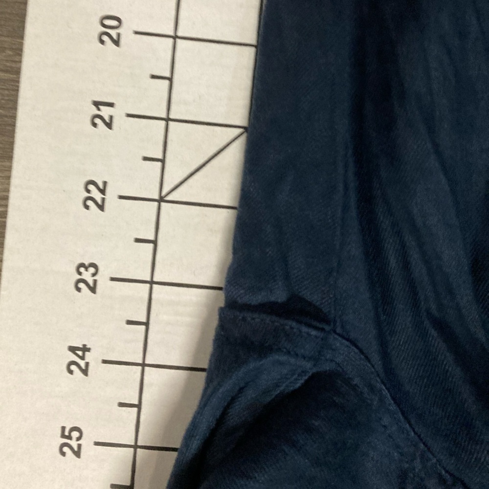 NWT Liverpool Women’s Size 2/26 Mood Indigo Dave Straight Leg Linen Capri Pants - Picture 7 of 9